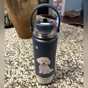Bichon Frise SERENGETI 24 Oz Water Bottle